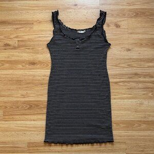 Heart Hips Black and White Mini Dress - size L